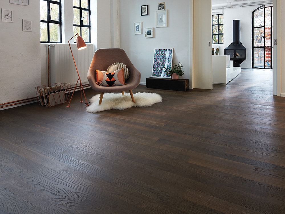 Bauwerk Parkett AG | Cleverpark Eiche geräuchert | Crema 14 Impression