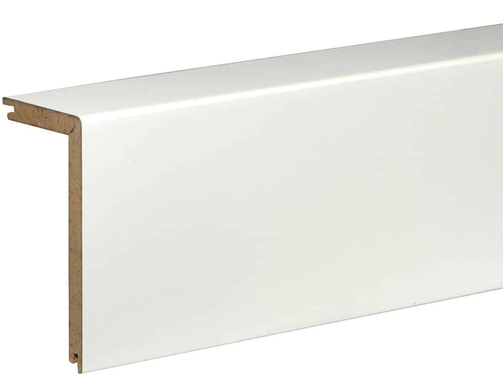 Rohrabdeckleiste FRA02 folienummantelt 41 x 91 mm Weiß FOFA015, 240 cm