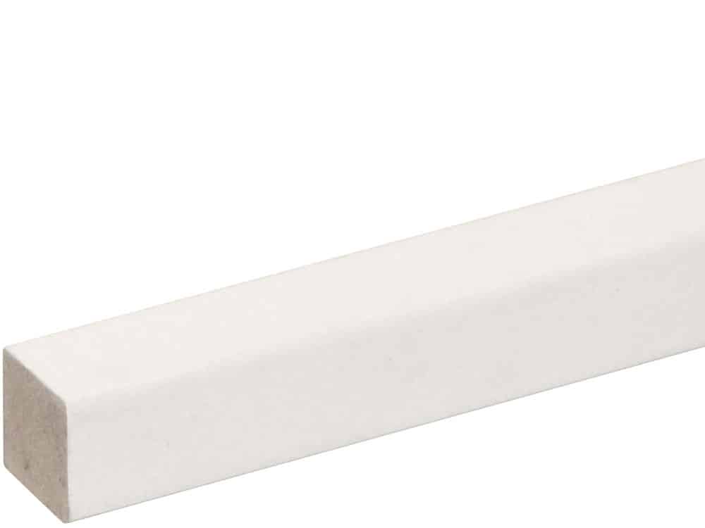 Quadratleiste SF250OC/FU194OC foliert 22 x 22 mm Weiß FOFA015, 240 cm