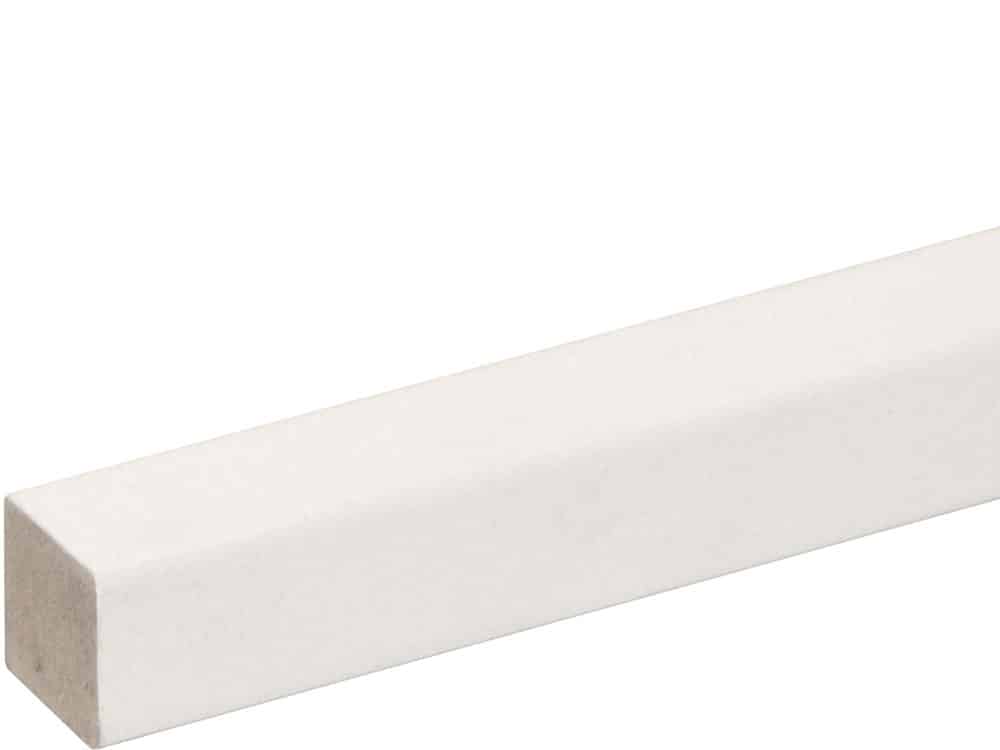 Quadratleiste SF219OC/FU193OC foliert 18 x 18 mm Weiß FOFA015, 240 cm