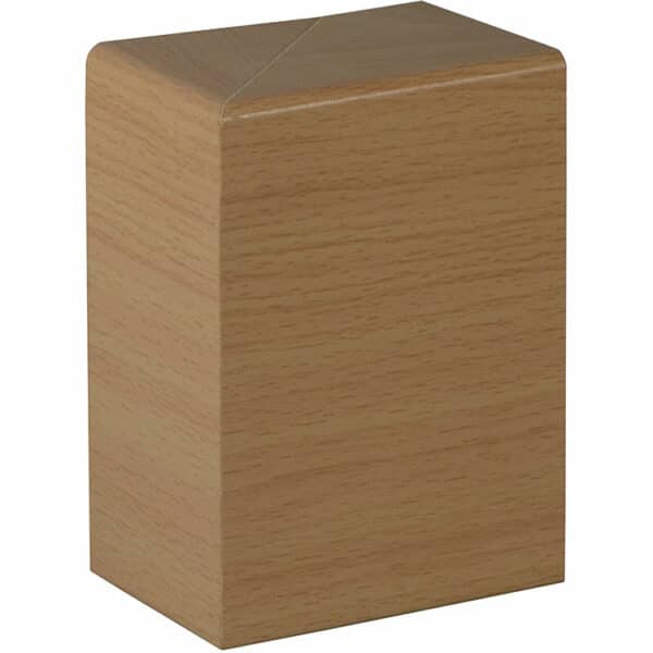 FRA002 Endstück, Links/Rechts - 2 Stk./Pkg. 41 x 91 mm, Weißbuche FOBU002