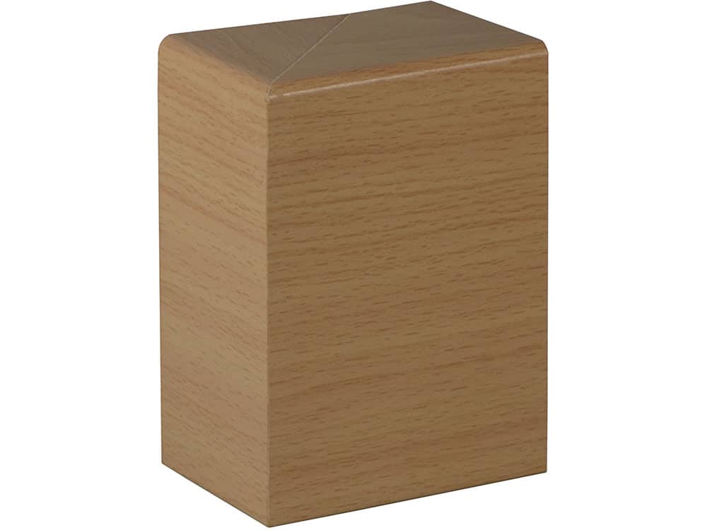 FRA002 Endstück, Links/Rechts - 2 Stk./Pkg. 41 x 91 mm, Weißbuche FOBU002