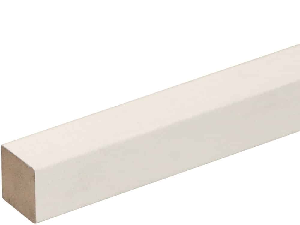 Quadratleiste SF326OC/FU192OC foliert 14 x 14 mm Weiß FOFA015, 240 cm