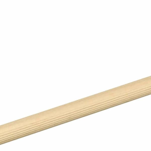 Rundstab gerillt 8 mm Buche roh, 100 cm