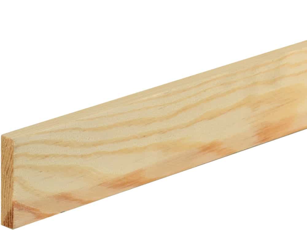Flachleiste 10 x 46 mm Fichte/Kiefer astrein roh, 240 cm
