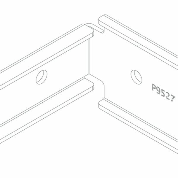 Twinson Eckverbinder V2A für "Die Große"