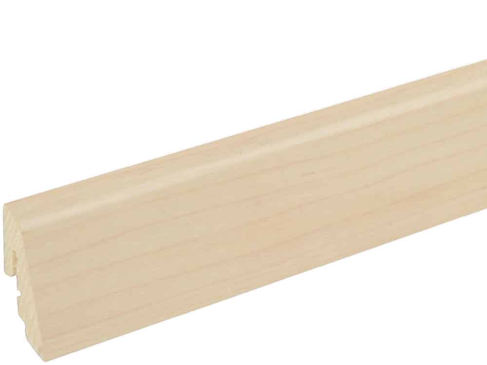 Sockelleiste SU006L FA furniert 18,5 x 38,5 mm Ahorn FRAH071 lackiert, 250 cm