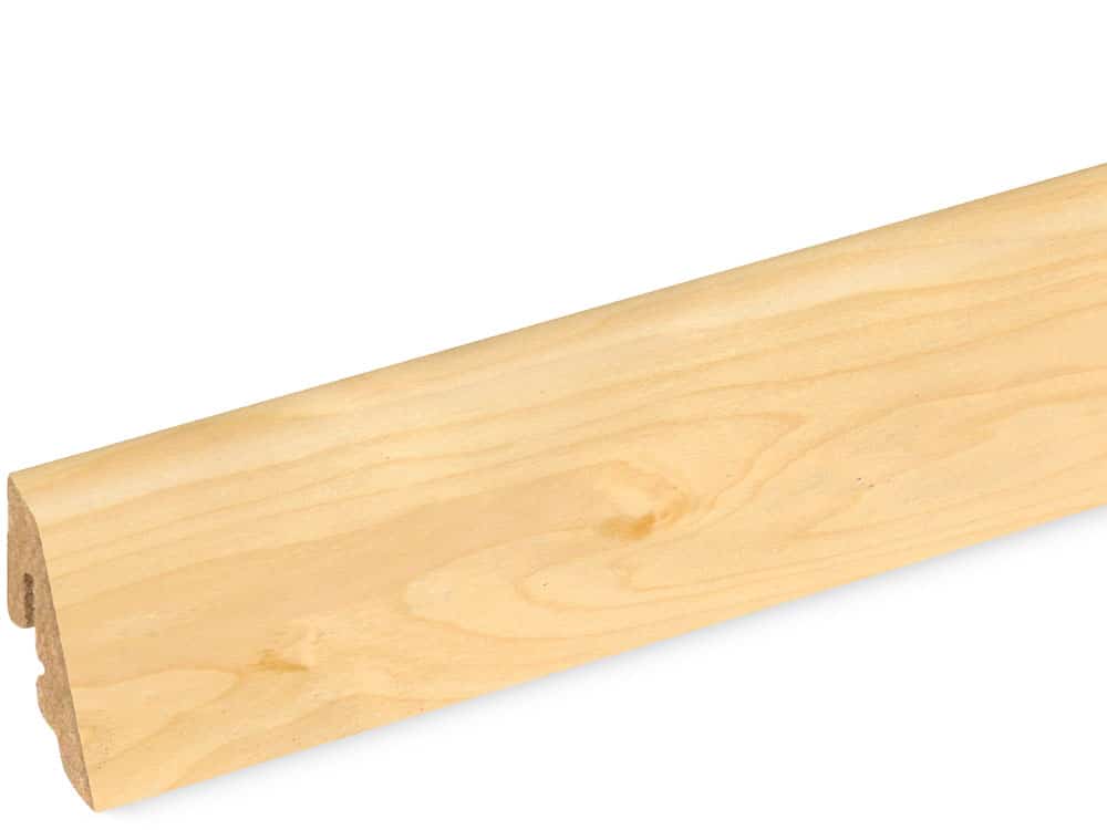 Sockelleiste SU006L FA furniert 18,5 x 38,5 mm Birke FRBI071 lackiert, 250 cm
