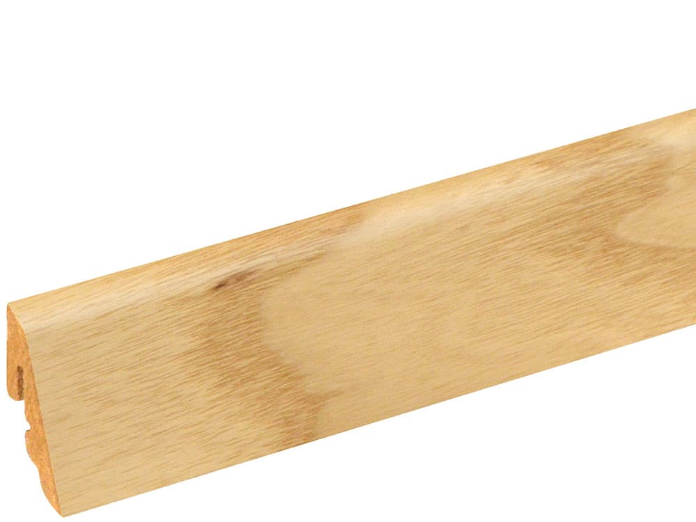Sockelleiste SU006L FA furniert 18,5 x 38,5 mm Esche FRES071 lackiert, 250 cm