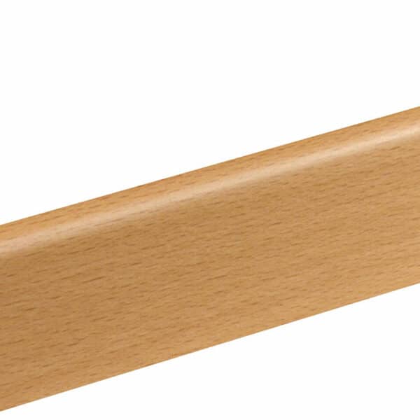 Sockelleiste SU006L MD furniert 18,5 x 38,5 mm Buche Ton 0 FRBU071 lackiert, 240 cm