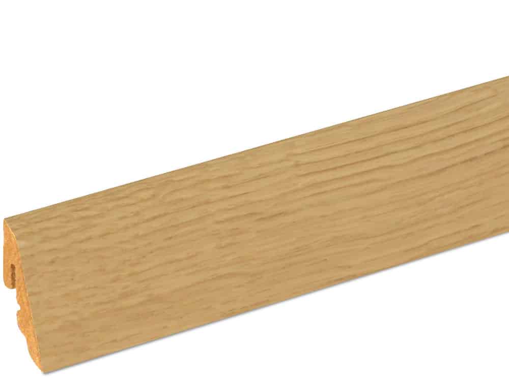 Sockelleiste SU006L MD furniert 18,5 x 38,5 mm Eiche FREI071 lackiert, 240 cm