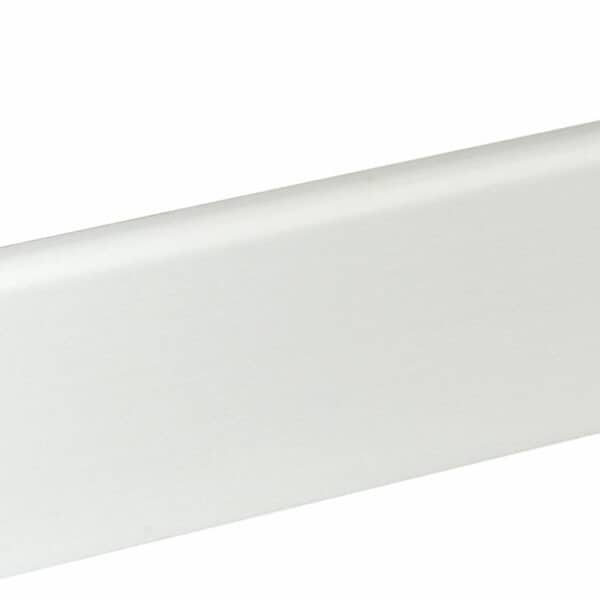 Sockelleiste S0602 9 x 60 mm Buche Weiß lackiert, 240 cm