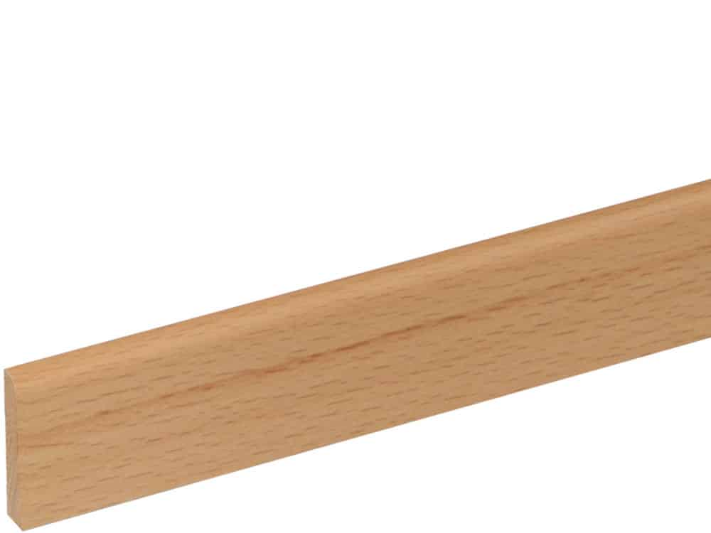 Sockelleiste S0291 5 x 28 mm Buche natur lackiert, 240 cm