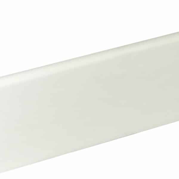 Sockelleiste S0601 Massiv GG 15-20 12 x 60 mm MH Buche weiß RAL9010 lackiert, 240 cm