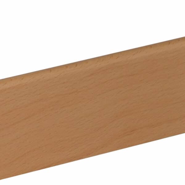 Sockelleiste S0601 Massiv GG 15-20 12 x 60 mm MH Buche gedämpft lackiert, 240 cm