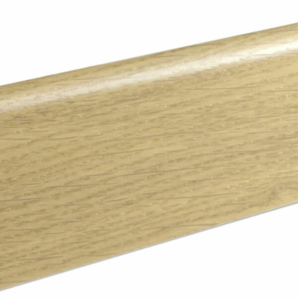 Sockelleiste SU060L MD furniert 19 x 58 mm Eiche weiß FLEI262 lackiert, 240 cm