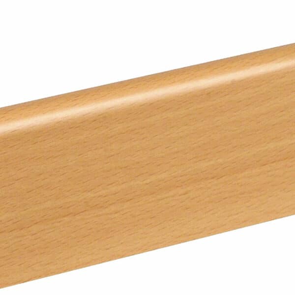 Sockelleiste SU060L FA furniert 19 x 58 mm Buche gedämpft LHD FLBU084 lackiert, 250 cm