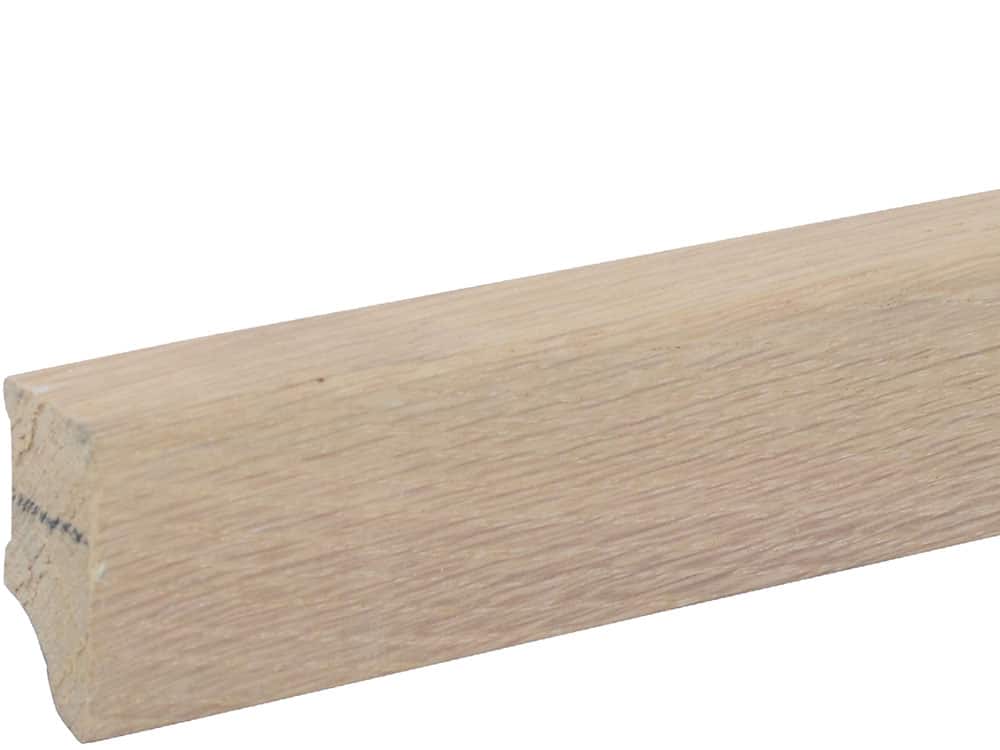 Sockelleiste S0351 fallende Längen 18 x 35 mm Eiche A-B lackiert, 240 cm