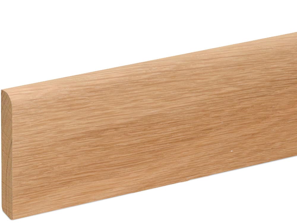 Sockelleiste S0602 9 x 60 mm Eiche natur lackiert, 240 cm