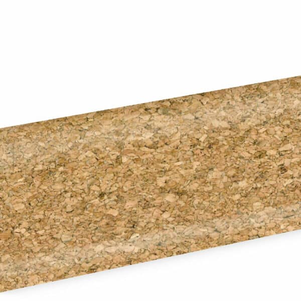 Sockelleiste SU018L MD furniert 18,5 x 38,5 mm Kork fein 1146 lackiert FRKO001, 240 cm