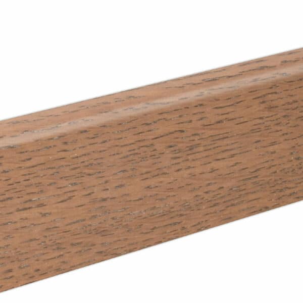 Sockelleiste SU060L MD furniert 19 x 58 mm Eiche kupferbraun FLEI276 lackiert, 240 cm