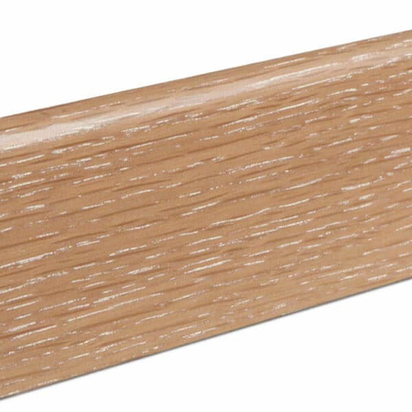 Sockelleiste SU060L MD furniert 19 x 58 mm Eiche sandbraun FLEI265 lackiert, 240 cm