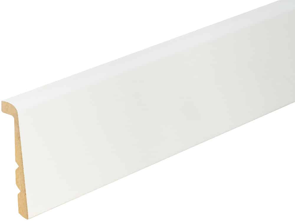Sockelleiste FU123K foliert 24 x 92 mm Weiß FOFA015, 240 cm