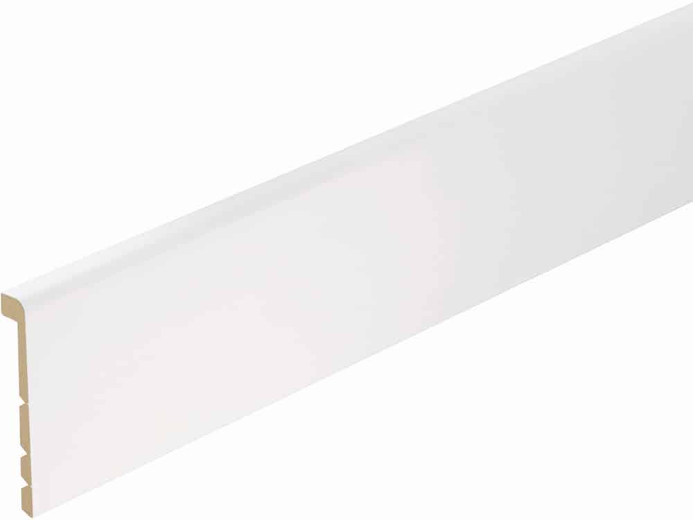 Sockelleiste FU138K foliert 26 x 138 mm Weiß FOFA015, 240 cm