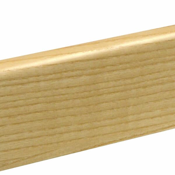 Sockelleiste SU060L MD furniert 19 x 58 mm Esche FLES071 lackiert, 240 cm