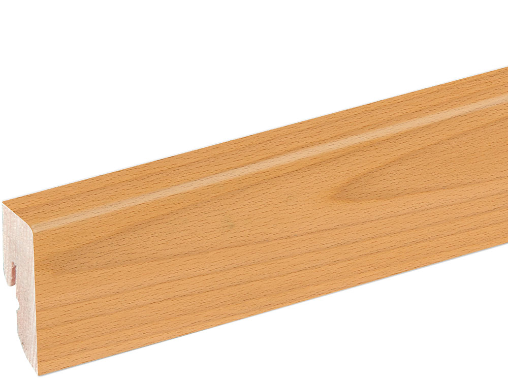 Sockelleiste SU047L FA furniert 16 x 40 mm Buche Ton 0 FRBU071 lackiert, 250 cm