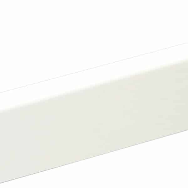 Sockelleiste SU047L FA foliert 16 x 40 mm Weiß RAL9016 FLFO004 lackiert, 250 cm
