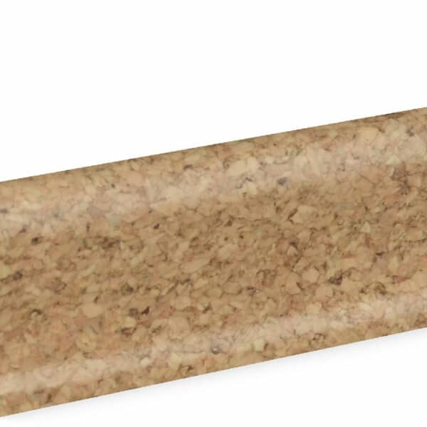 Sockelleiste SU018L FA furniert 18,5 x 38,5 mm Kork fein FRKO001 lackiert, 250 cm