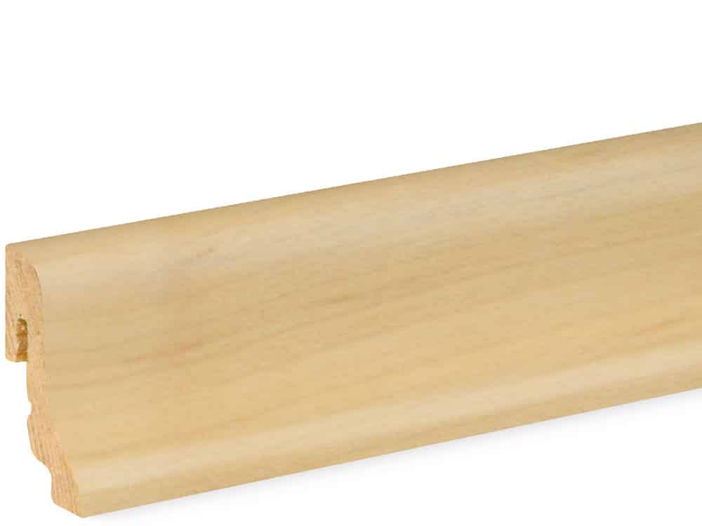 Sockelleiste SU018L FA furniert 18,5 x 38,5 mm Ahorn FRAH071 lackiert, 250 cm