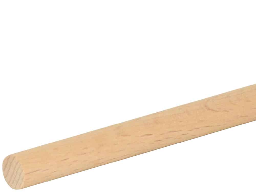 Rundstab glatt 10 mm Buche roh, 100 cm