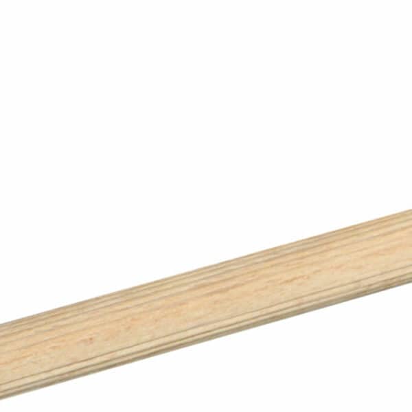 Rundstab gerillt 12 mm Buche roh, 100 cm