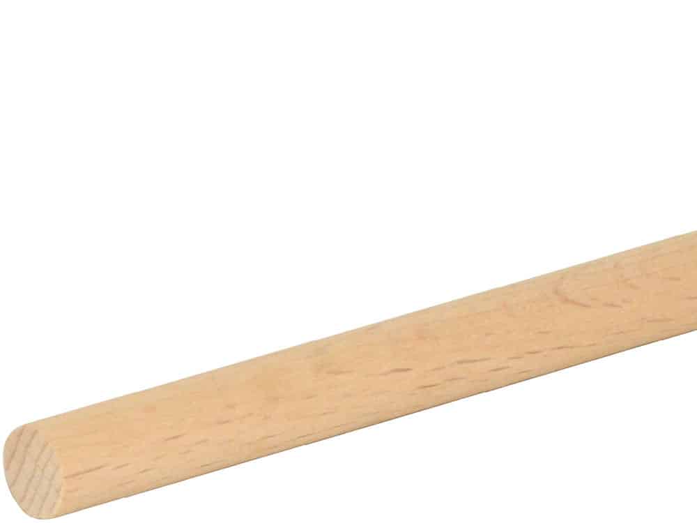Rundstab glatt 14 mm Buche roh, 100 cm