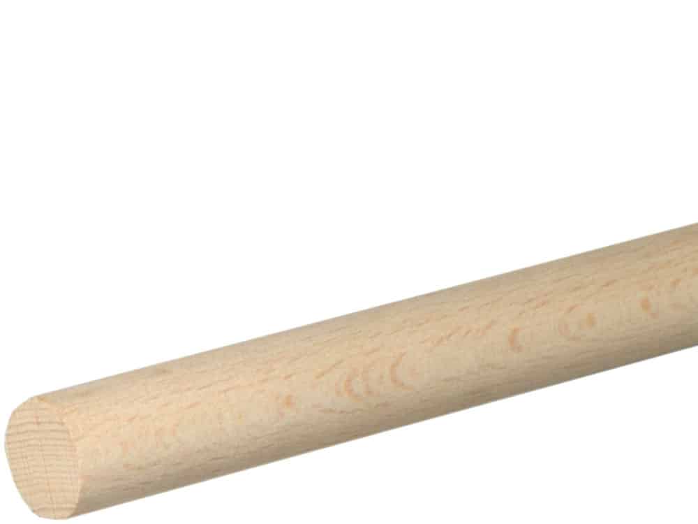 Rundstab glatt 16 mm Buche roh, 100 cm