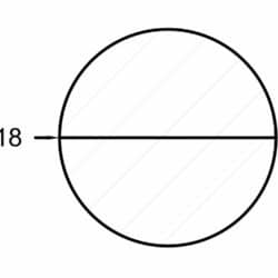 Rundstab glatt 18 mm Buche roh, 100 cm