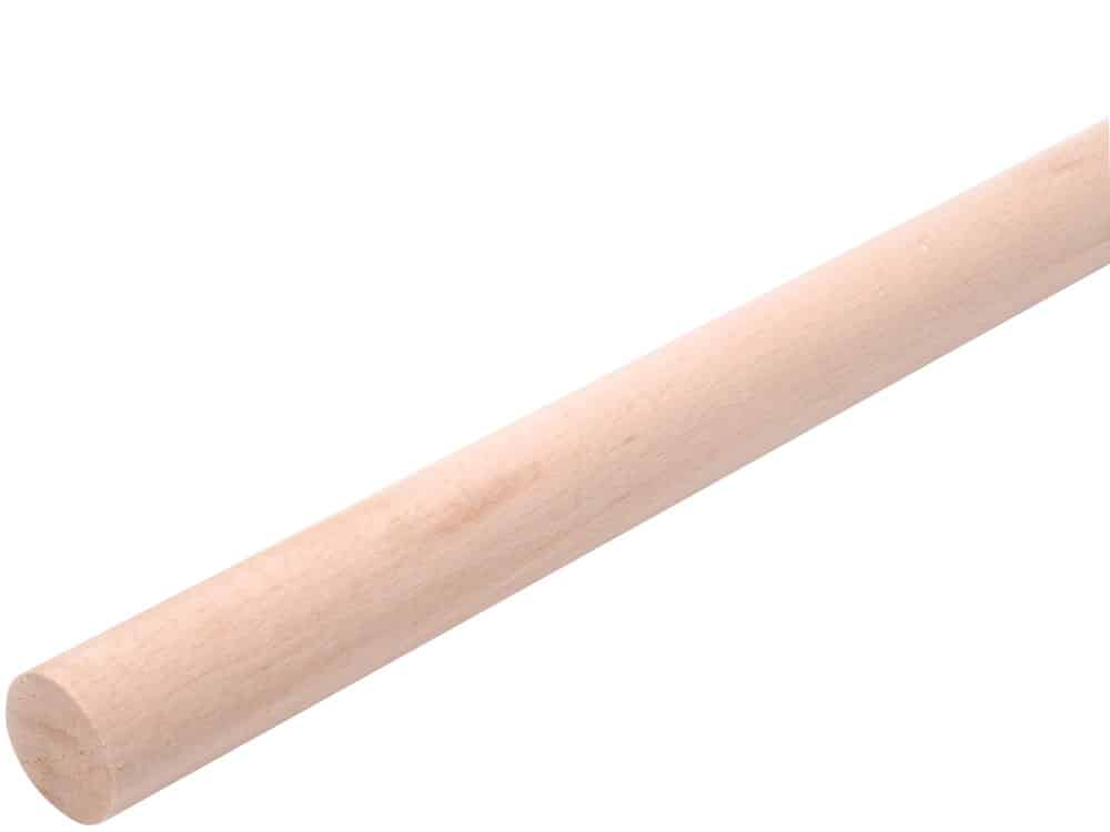 Rundstab glatt 25 mm Buche roh, 100 cm
