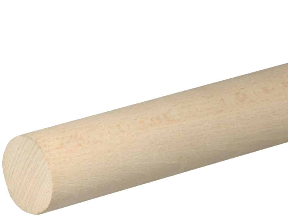 Rundstab glatt 35 mm Buche roh