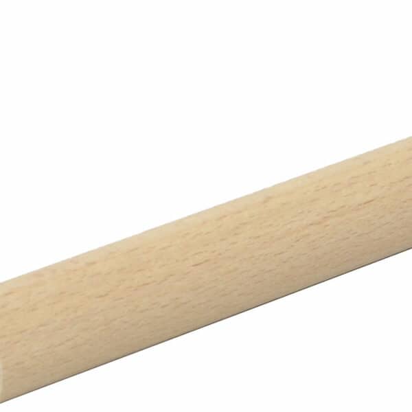 Rundstab gerillt 18 mm Buche roh, 100 cm