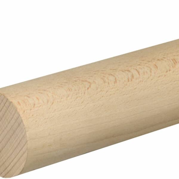 Rundstab glatt 60 mm Buche roh, 100 cm