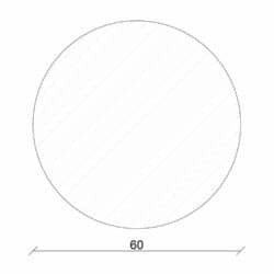 Rundstab glatt 60 mm Buche roh, 100 cm