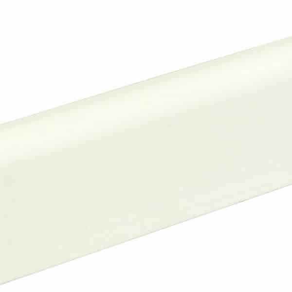 Sockelleiste gerundet L0144L, RAL9010 18 x 58 mm Fichte/Kiefer weiß lackiert, 240 cm