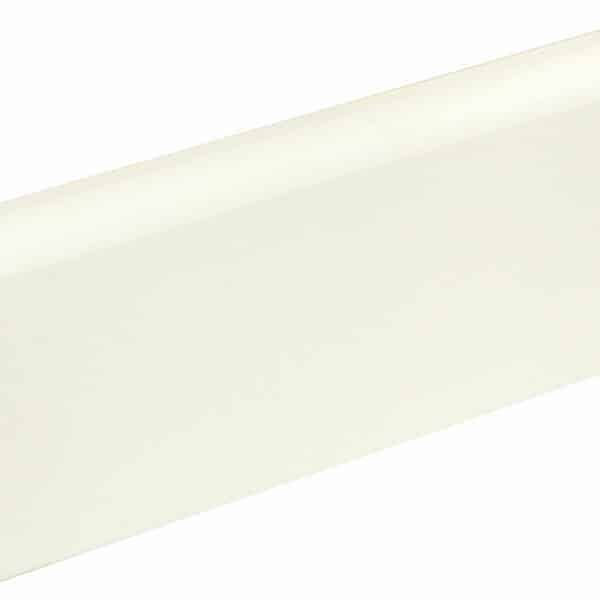 Sockelleiste gerundet L0145L, RAL9010 18 x 80 mm Fichte/Kiefer weiß lackiert, 240 cm