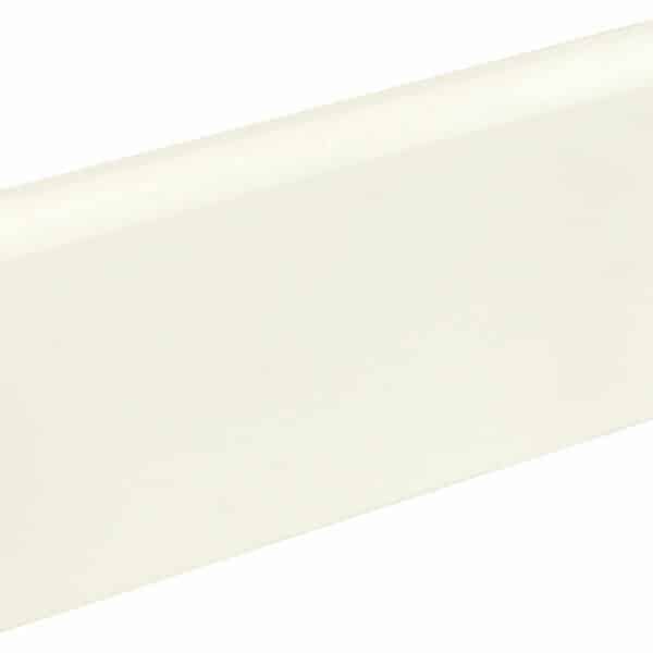 Sockelleiste gerundet L0146L, RAL9010 18 x 96 mm Fichte/Kiefer weiß lackiert, 240 cm