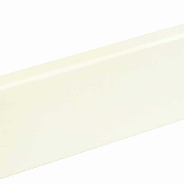 Sockelleiste eckig L0153L, RAL9010 16 x 58 mm Fichte/Kiefer weiß lackiert, 240 cm