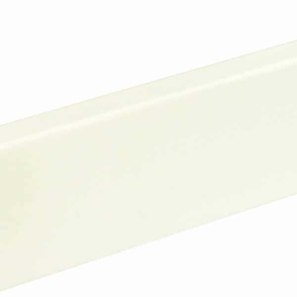 Sockelleiste eckig L0154L, RAL9010 18 x 58 mm Fichte/Kiefer weiß lackiert, 240 cm