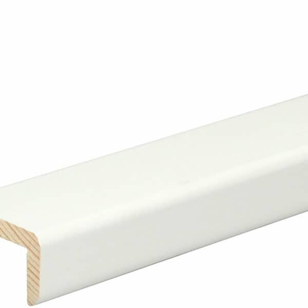 Winkelleiste L0182, RAL9010 19 x 33 mm Fichte/Kiefer weiß lackiert, 240 cm