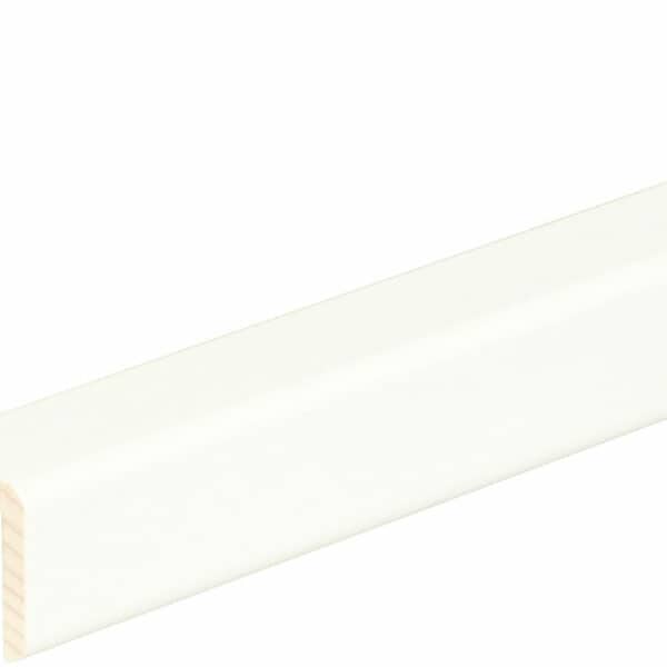 Winkelleiste L0183, RAL9010 28 x 28 mm Fichte/Kiefer weiß lackiert, 240 cm
